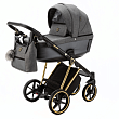 Детская коляска Adamex Belissa Special Edition 3 в 1 на золотой раме Детская коляска Adamex Belissa Special Edition 3 в 1 на золотой раме - Фото