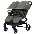 Детская прогулочная коляска для двойни (для близнецов) Rant Biplane Trends (Olive
						
					) — Фото