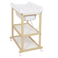 Пеленальный стол Ceba Baby Laura Пеленальный стол Ceba Baby Laura W-650-903-100 Beech Матрасик Dream Roll-Over White — Фото