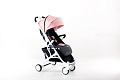 Детская прогулочная коляска BabyZz D200 (Розовый/Белая рама
						
					) — Фото