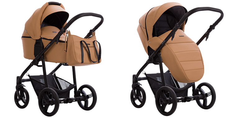 Детская коляска Bebetto Verturro Pro 3 в 1, 100% экокожа