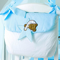 Сумка для кроватки Roman Baby Stella Stellina Сумка для кроватки Roman Baby Stella Stellina голубой — Фото