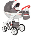 Детская коляска Adamex Monte Deluxe Carbon 3 в 1 Детская коляска Adamex Monte Deluxe Carbon 3 в 1 D31 — Фото