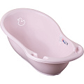 Детская ванночка Tega Baby Уточка, со сливом, 102 см (Light Pink - Розовый
						
					) — Фото