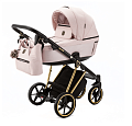 Детская коляска Adamex Belissa Special Edition 3 в 1 на золотой раме Детская коляска Adamex Belissa Special Edition 3 в 1 на золотой раме PS-540 — Фото