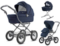 Детская коляска Inglesina Sofia System Duo 2 в 1 на шасси Ergo Bike (Imperial Blue
						
					) — Фото