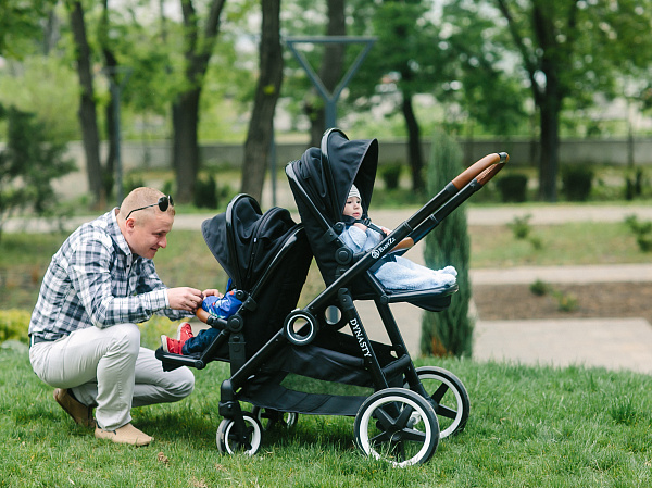 Детская коляска для двойни BabyZz Dynasty 2 в 1 фото 29