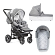 Детская коляска Gesslein F4 Air+ 2 в 1 на черной раме Детская коляска Gesslein F4 Air+ 2 в 1 на черной раме - Фото