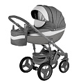 Детская коляска Adamex Monte Deluxe Carbon 3 в 1 Детская коляска Adamex Monte Deluxe Carbon 3 в 1 D3 — Фото