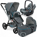 Детская коляска Concord Wanderer Mobility Set 3 в 1 Stone Grey — Фото