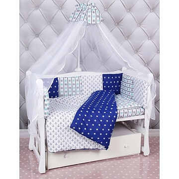 Комплект в кроватку AmaroBaby Бриз, 4 предмета, бязь