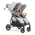 Детская коляска для двойни Valco Baby Snap Duo Trend (Grey Marle
						
					) — Фото