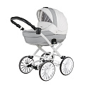 Детская коляска BeBe-Mobile Giulia Deluxe Carbon 2 в 1, эко-кожа Детская коляска BeBe-Mobile Giulia Deluxe Carbon 2 в 1, эко-кожа 19S — Фото