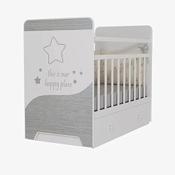 Детская кроватка ВДК Cosmic, маятник+ящик