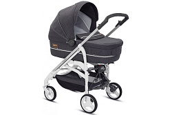 Детская коляска Inglesina Trilogy System 3 в 1 на шасси Trilogy White с цельной ручкой