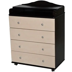 Пеленальный комод Антел Ульяна-2  800/4 ЛДСП