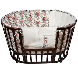 Комплект постельного белья Nuovita Fiori для кровати-трансформера Nido Magia (6 предметов)