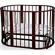 Овальная детская кроватка Nastella Baby Molly 7 в 1, поперечный маятник Овальная детская кроватка Nastella Baby Molly 7 в 1, поперечный маятник - Фото