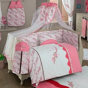 Комплект постельного белья Kidboo Bello Fiore 6 предметов