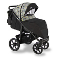 Прогулочная коляска SevillaBaby Colibri Прогулочная коляска SevillaBaby Colibri CLB-05, черный-принт абстракция — Фото