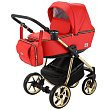 Детская коляска BeBe-Mobile Gusto Special Edition Deluxe 2 в 1, эко-кожа - Фото