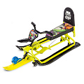 Детский снегокат-трансформер с колесиками и спинкой Small Rider Snow Comet 2 (Yellow (желтый) ) — Фото