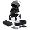 Детская коляска Kinderkraft Evolution Cocoon 2 в 1 Platinum Grey — Фото