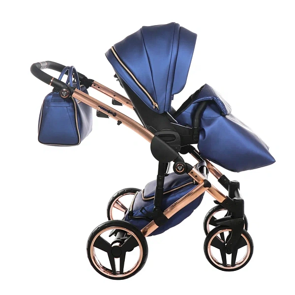 Детская коляска Junama Fluo Line V2 3 в 1 на медной раме фото 8