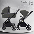 Детская коляска Sweet Baby Stella Plus 2 в 1 Dark Grey — Фото
