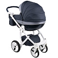 Детская коляска Adamex Monte Deluxe Carbon 3 в 1 Детская коляска Adamex Monte Deluxe Carbon 3 в 1 D24 — Фото