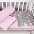 Комплект постельного белья в кроватку AmaroBaby Baby Boom из бязи, 3 предмета Комплект постельного белья в кроватку AmaroBaby Baby Boom из бязи, 3 предмета Мечта — Фото