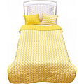 Покрывало + 2 декоративные подушки для дошкольников Shapito by Giovanni Z-Kids 170 х 110 см Yellow — Фото
