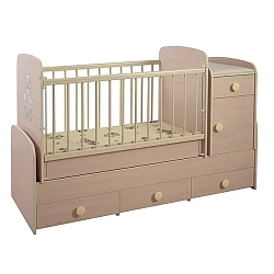 Детская кроватка-трансформер Glamvers Comfort Plus (поперечный маятник) Детская кроватка-трансформер Glamvers Comfort Plus (поперечный маятник)