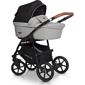 Детская коляска Riko Basic Bella Lux 3 в 1 (02 серый
						
					) — Фото
