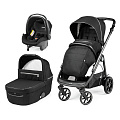 Детская коляска Peg-Perego Veloce SL Modular 3 в 1 Black Shine — Фото