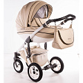 Детская коляска Street Racer Karona Eco 2 в 1, эко-кожа 01BG beige — Фото