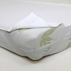 Наматрасник Топотушки 01.25 на резинках по углам, махра+мембрана, 120 х 60 см