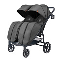 Детская коляска для двойни Sweet Baby Donna (Black
						
					) — Фото