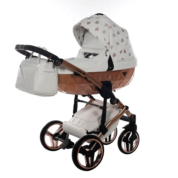 Детская коляска Junama Glow V2 2 в 1 на медной раме фото 5