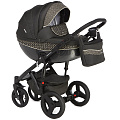 Детская коляска Adamex Monte Deluxe Carbon 3 в 1 Детская коляска Adamex Monte Deluxe Carbon 3 в 1 D41 — Фото