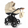 Детская коляска Sevillababy Ravento Eco 2 в 1 Детская коляска Sevillababy Ravento Eco 2 в 1 RVE-02, бежевая экокожа — Фото