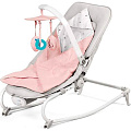 Детский шезлонг Kinderkraft Felio Детский шезлонг Kinderkraft Felio (Pink) — Фото