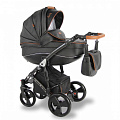 Детская коляска Sevillababy Ravento Eco 2 в 1 Детская коляска Sevillababy Ravento Eco 2 в 1 RVE-04, чёрная экокожа — Фото