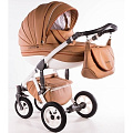 Детская коляска Street Racer Karona Eco 2 в 1, эко-кожа 03BG sepia — Фото