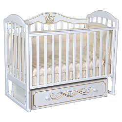 Детская кроватка Антел Anita 999, мягкая спинка/универсальный маятник