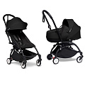 Детская коляска Babyzen Yoyo 2 Bassinet 2 в 1 на черной раме Black — Фото