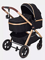 Детская коляска-трансформер Rant Basic Roller Gold 2 в 1 Black — Фото
