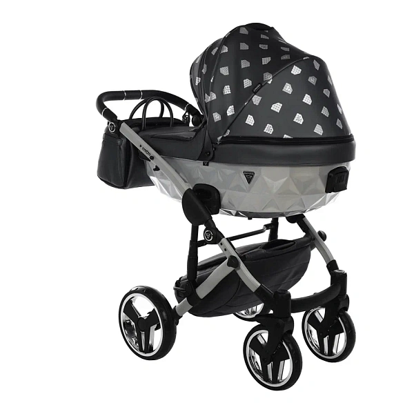 Детская коляска Junama Glow V2 2 в 1 на серебряной раме фото 6