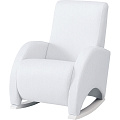 Кресло-качалка Micuna Wing Confort White Leatherette white искусственная кожа — Фото
