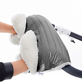 Муфта для рук Esspero Soft Fur Lux Натуральная шерсть Муфта для рук Esspero Soft Fur Lux Натуральная шерсть Graphite — Фото